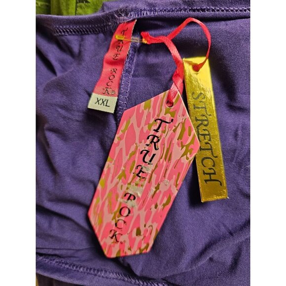 Purple Summer Bodice Wrap  or Bathing Suit Coverup, Size XXL - Picture 4 of 6